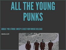 Tablet Screenshot of alltheyoungpunks.com